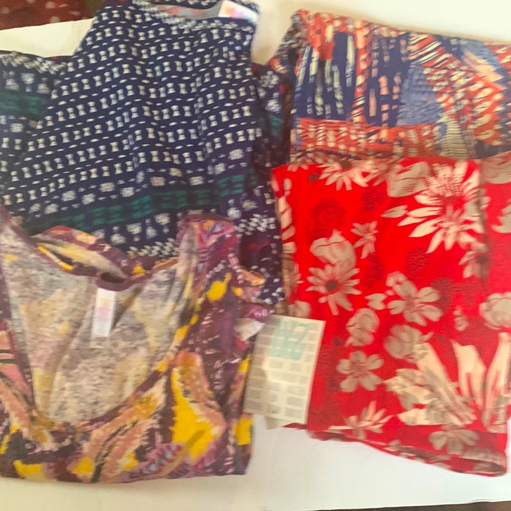 Lularoe leggins and tops nwt bundle